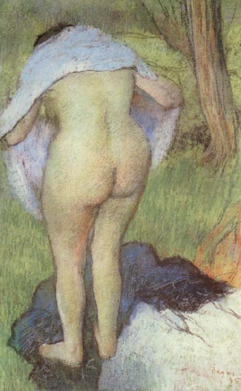 After the Bath, Edgar Degas